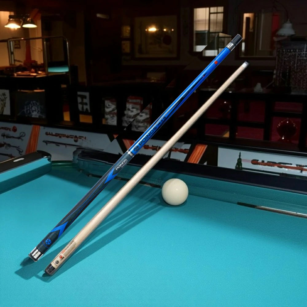 RB Professional Billiard Cue Set - 147cm with 12.5mm Tip, Cue Case Included – Blue