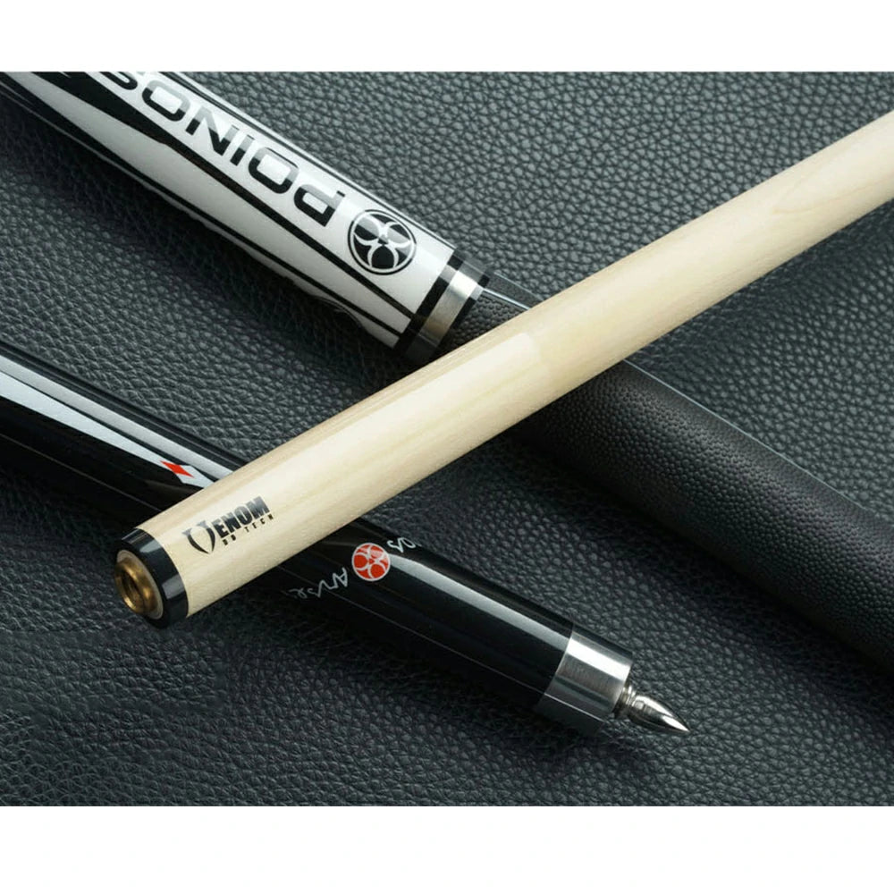 RB Professional Billiard Cue Set - 147cm with 12.5mm Tip, Cue Case Included – White