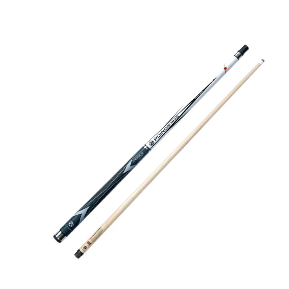 RB Professional Billiard Cue Set - 147cm with 12.5mm Tip, Cue Case Included – White