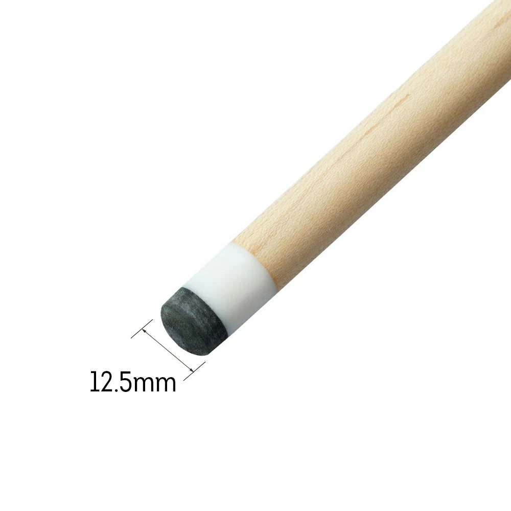 RB Professional Billiard Cue Set - 147cm with 12.5mm Tip, Cue Case Included – White