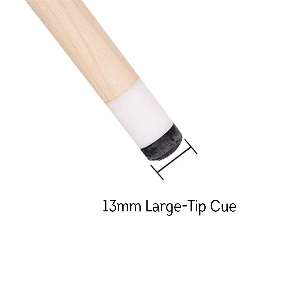 RB Billiard Cue Set - 147cm 11.5/13mm Tip Leather Grip with Case - Orange