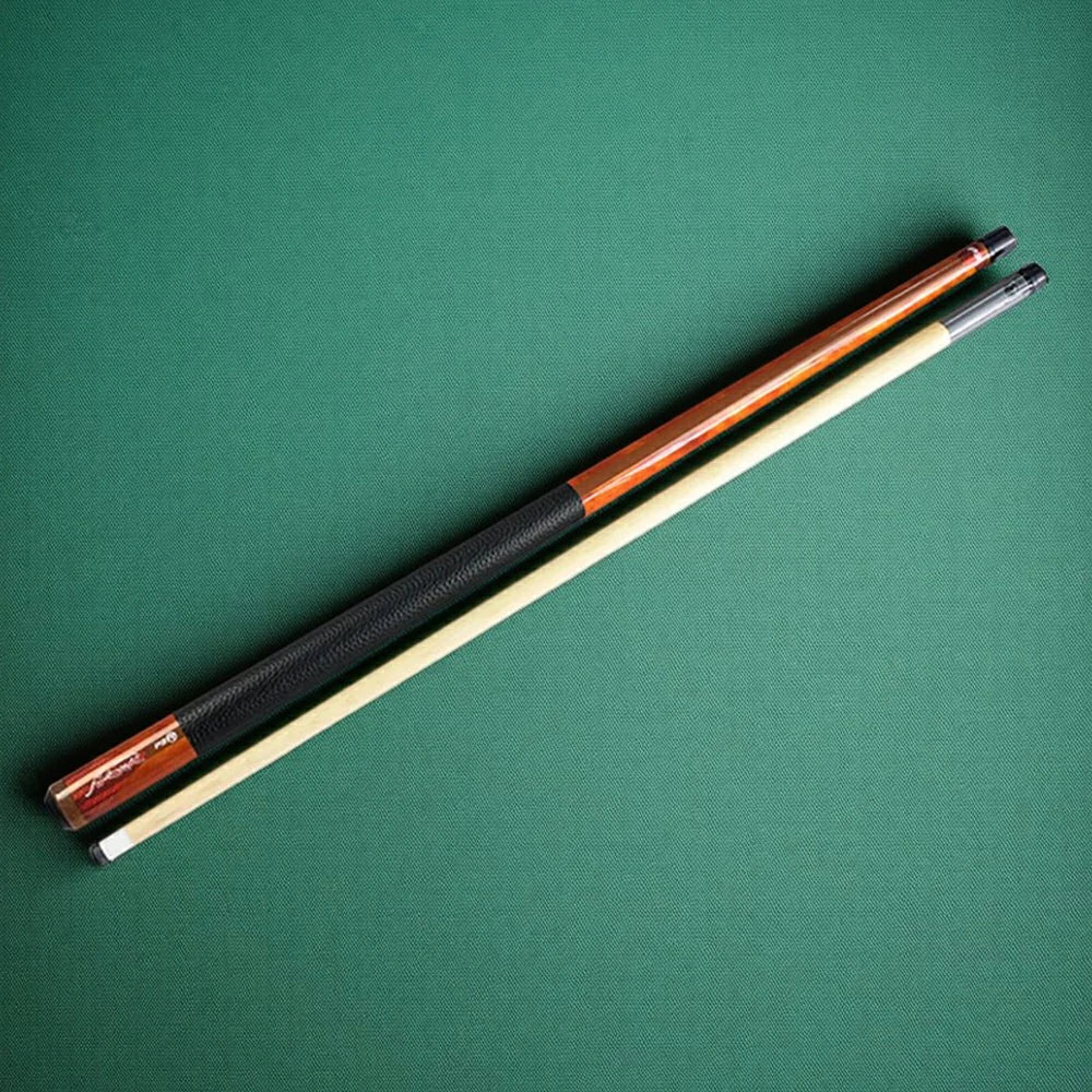 RB Billiard Cue Set - 147cm 11.5/13mm Tip Leather Grip with Case - Orange