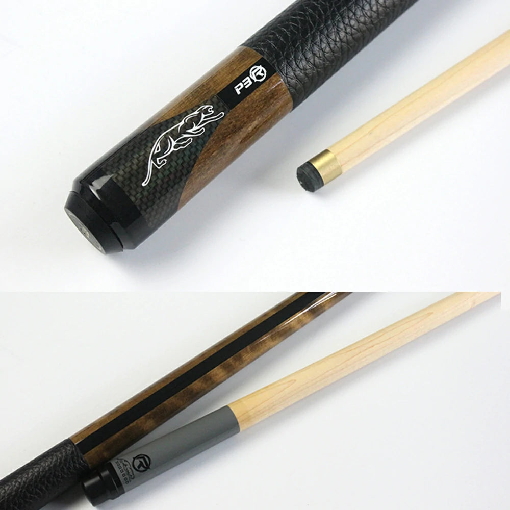RB Billiard Cue Set - 147cm 11.5/13mm Tip Leather Grip with Case - Wood
