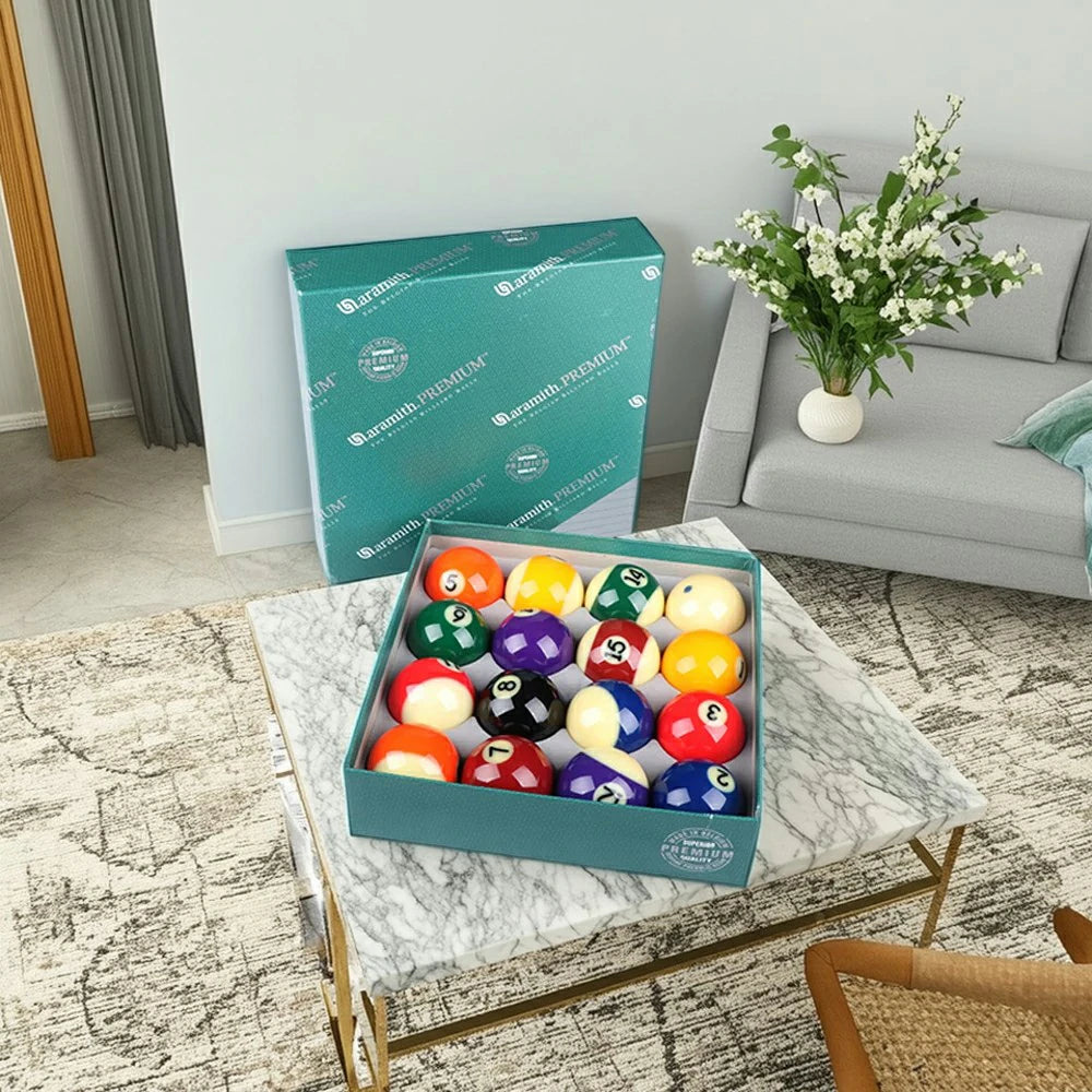 57.2mm Billiard Balls Crystal ballCompetition Set - Green