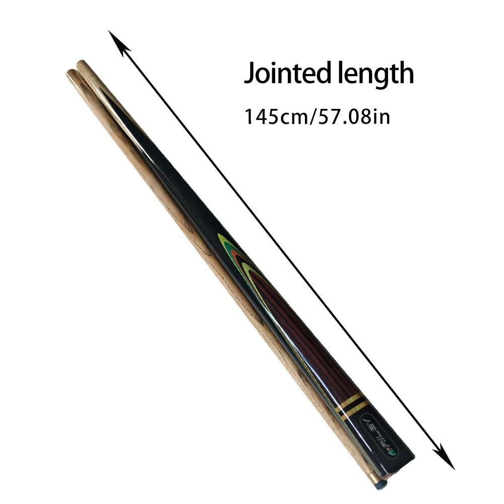 RILEY 2-Piece Professional Cue tip Ash wood for Pool Billiards Snooker - 145cm