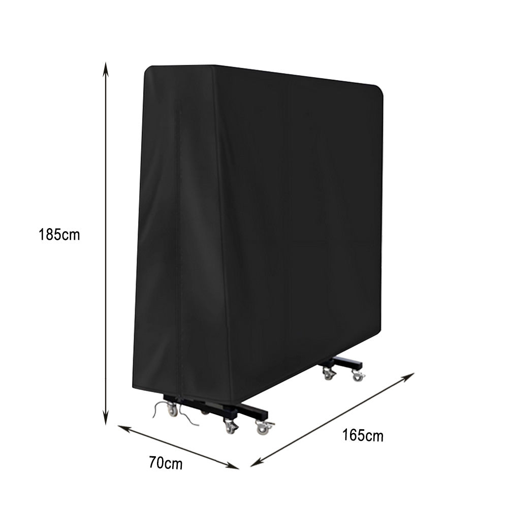 RB Waterproof and Sunscreen Ping Pong Table Cover - Black