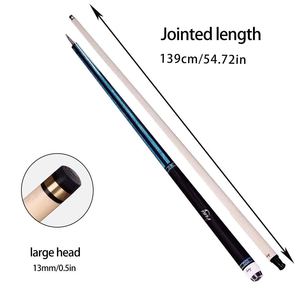 PERI BT 139cm Length Blue/Black Professional Billiards Jumping Dual-Use Billiard Accessories