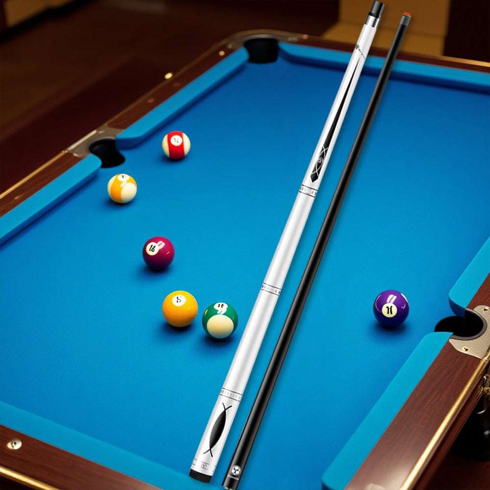 POINOS PT 147cm Length 13cm Cue tip White/Black High-End Professional Maple Billiard Cue Billiard Accessories