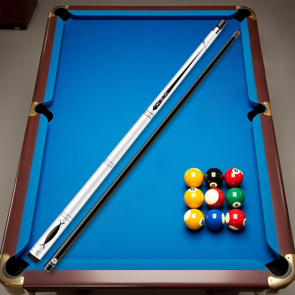 POINOS PT 147cm Length 13cm Cue tip White/Black High-End Professional Maple Billiard Cue Billiard Accessories