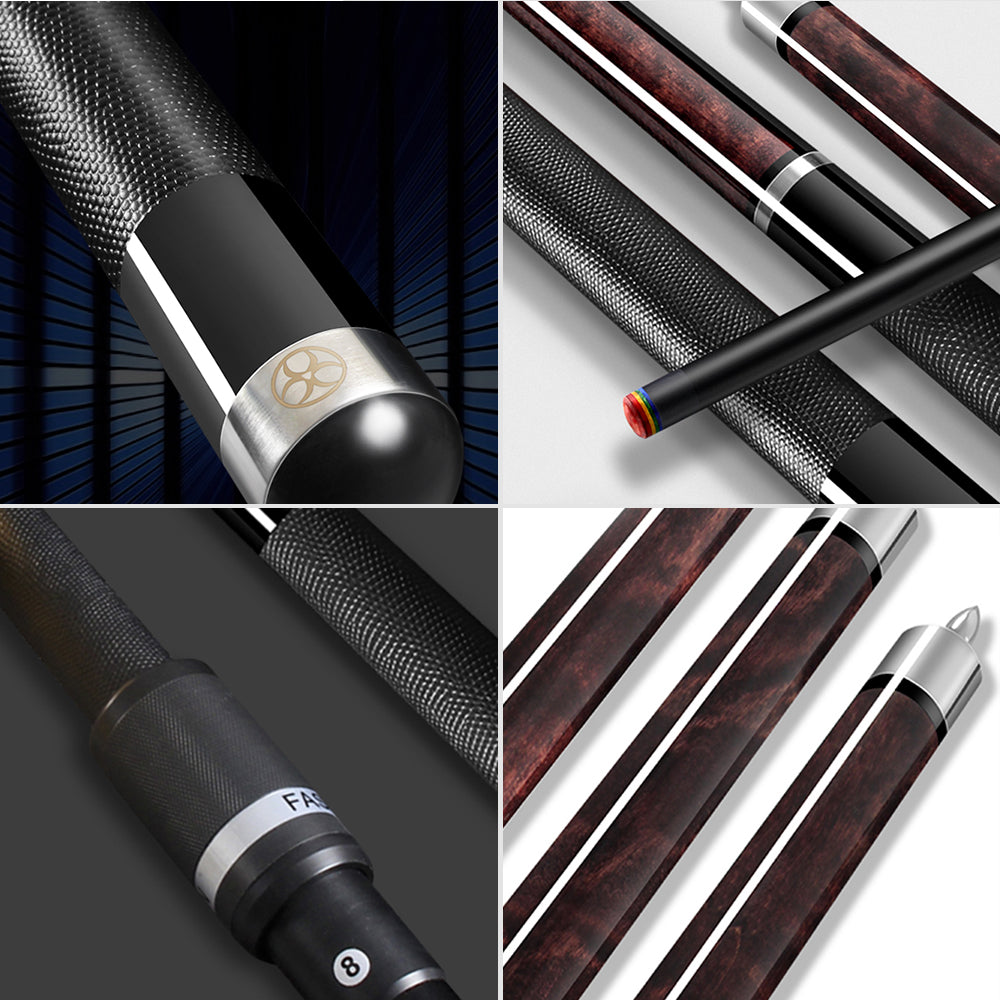 POINOS ZL 147cm Length Advanced Set Professional Billiards Rod Carving Pattern Billiard Accessories