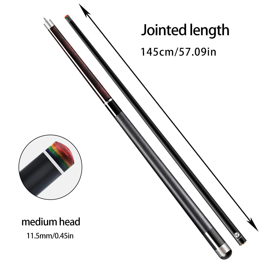 POINOS ZL 147cm Length Advanced Set Professional Billiards Rod Carving Pattern Billiard Accessories