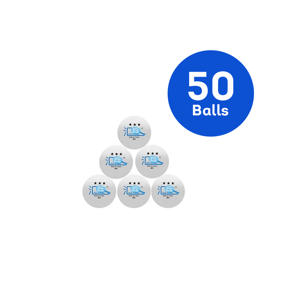 50 Balls Suitable for Table Tennis Robot Ping Pong Trainer