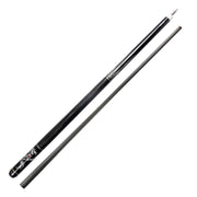 KONLLEN  Premier Professional AING-1F 18.5-20OZ 2-Piece Pool Cue Ebony Wood 147CM Billiard Cue - Black