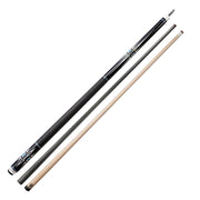 KONLLEN  Premier Professional AK75-002 18.5-20OZ 2-Piece Pool Cue Ebony Wood 147CM Billiard Cue - White&Black