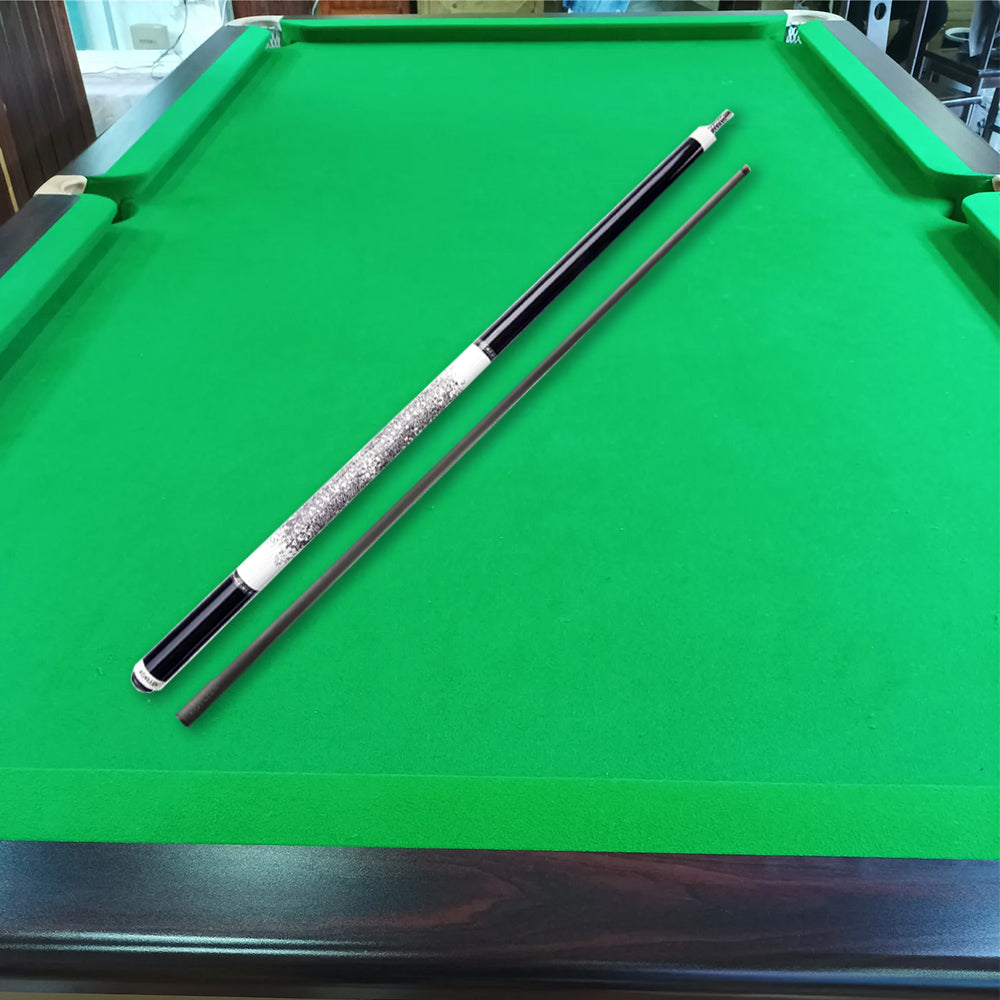 KONLLEN  Premier Professional AK75-12WF 18.5-20OZ 2-Piece Pool Cue Maple Wood 147CM Billiard Cue - White&Blue&Black