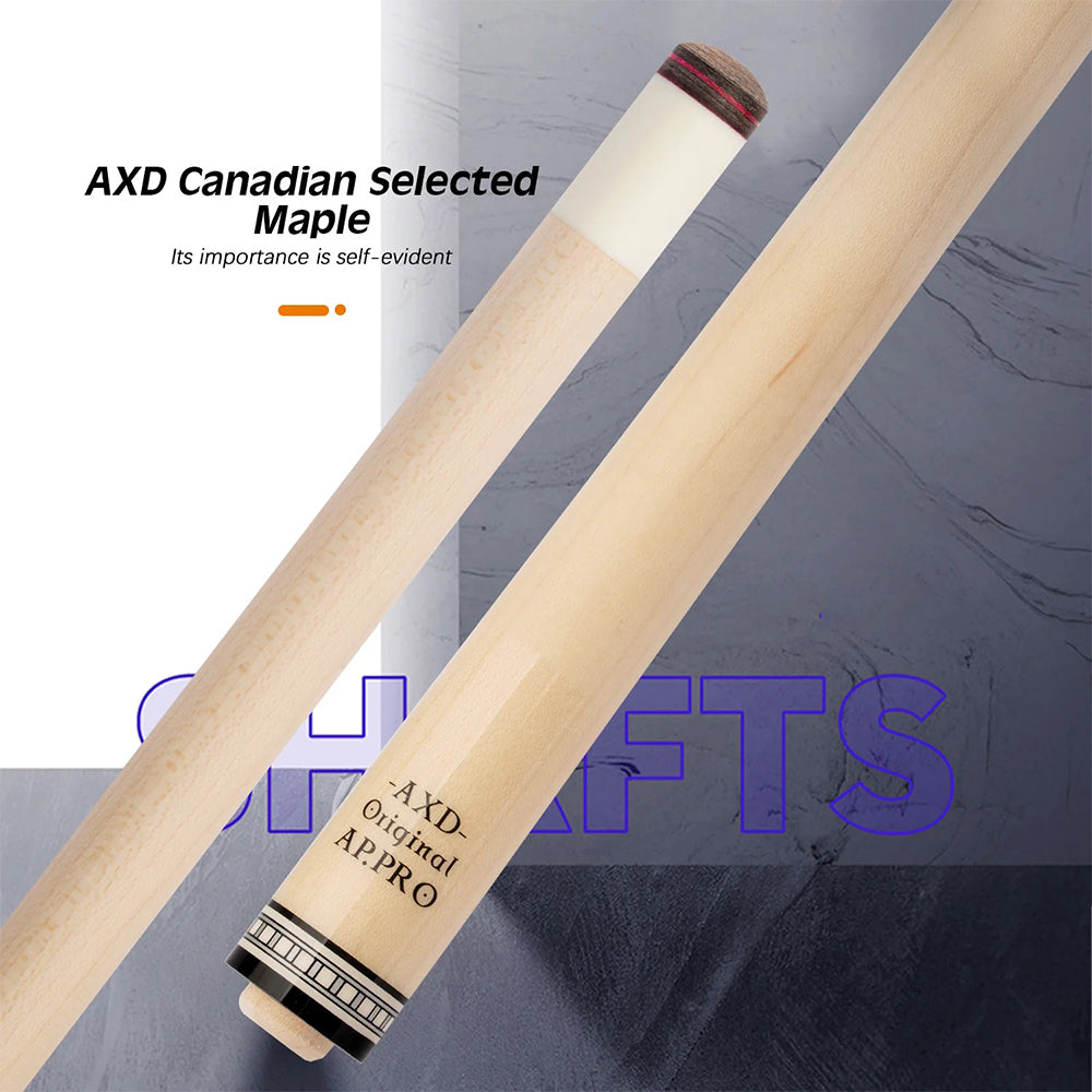 KONLLEN  Premier Professional Dragon-1 18.5-20OZ 2-Piece Pool Cue Maple Wood 147CM Billiard Cue - White&Black