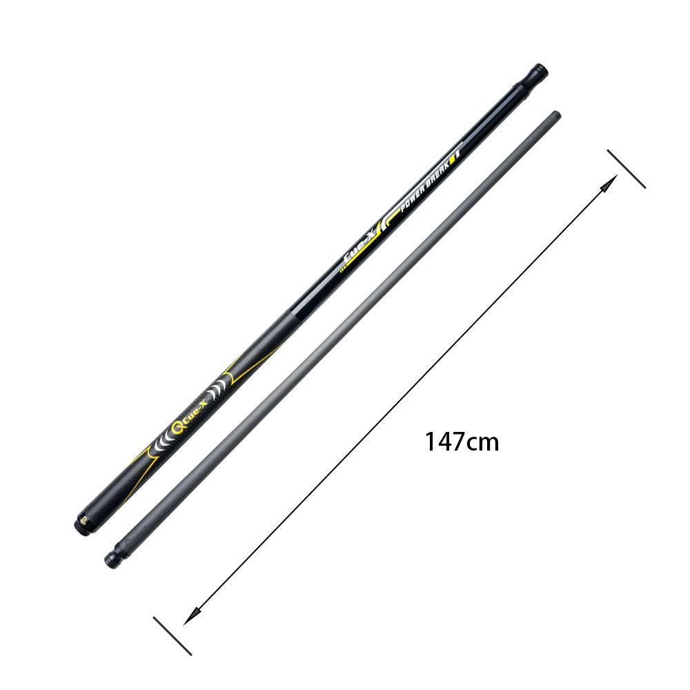 KONLLEN  Premier Professional HQ-BK 2-Piece Punch Cue Maple Wood 18.5-20OZ Billiard Cue 147CM - Yellow&Black