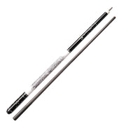 KONLLEN  Premier Professional JF-STAR 18.5-20OZ 2-Piece Pool Cue Ebony Wood 147CM Billiard Cue - White&Black