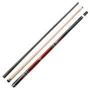 KONLLEN  Premier Professional KL-01FR 18.5-20OZ 2-Piece Pool Cue Ebony Wood 147CM Billiard Cue - Red&Black