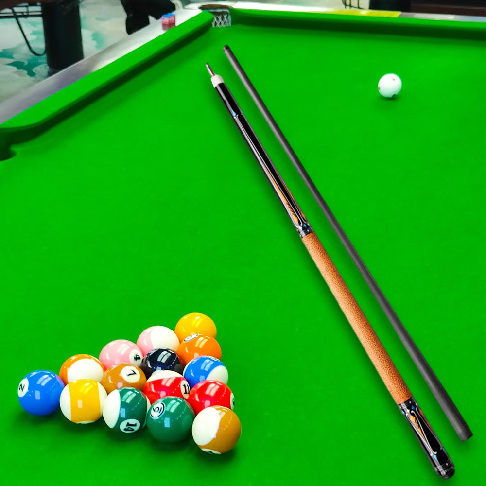 KONLLEN  Premier Professional KL-09 18.5-20OZ 2-Piece Pool Cue Maple Wood 147CM Billiard Cue - Brown&Black