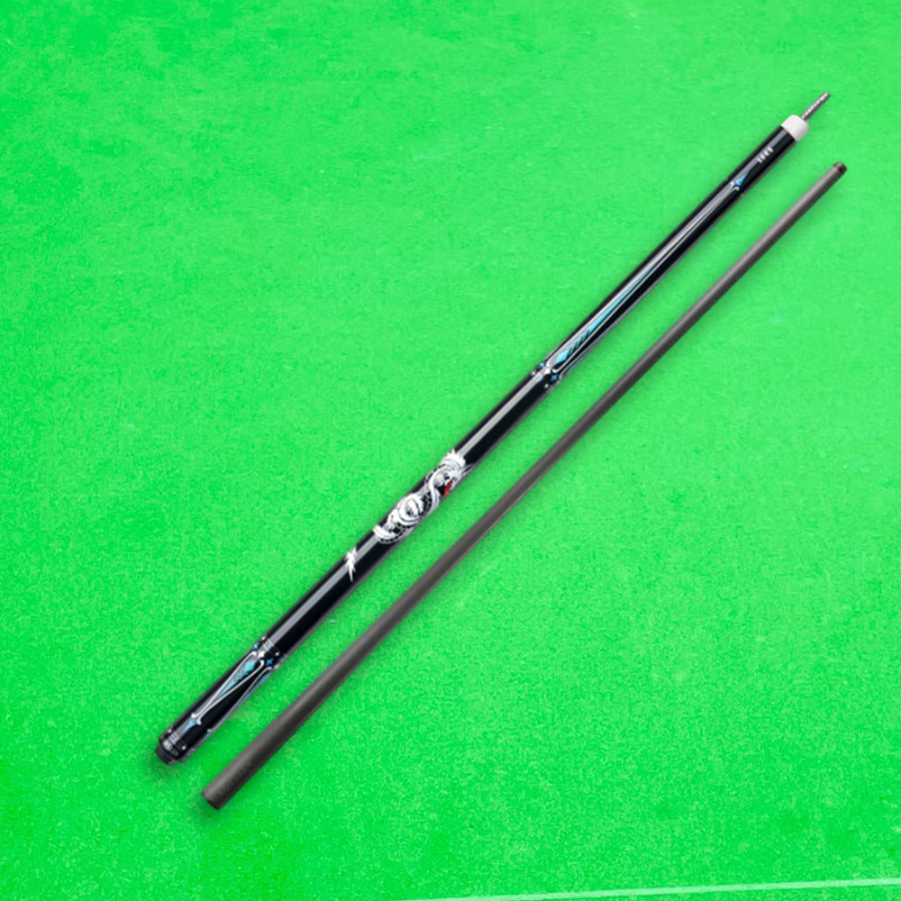 KONLLEN  Premier Professional KL-10BF 18.5-20OZ 2-Piece Pool Cue Maple Wood 147CM Billiard Cue - Light Blue&Black