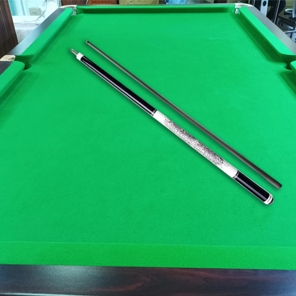 KONLLEN  Premier Professional KL-12WF 18.5-20OZ 2-Piece Pool Cue Maple Wood 147CM Billiard Cue - White&Black