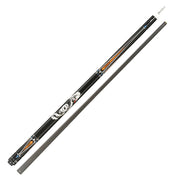 KONLLEN  Premier Professional LW-1 Lowversion 18.5-20OZ 2-Piece Pool Cue Maple Wood 147CM Billiard Cue - Orange&Black