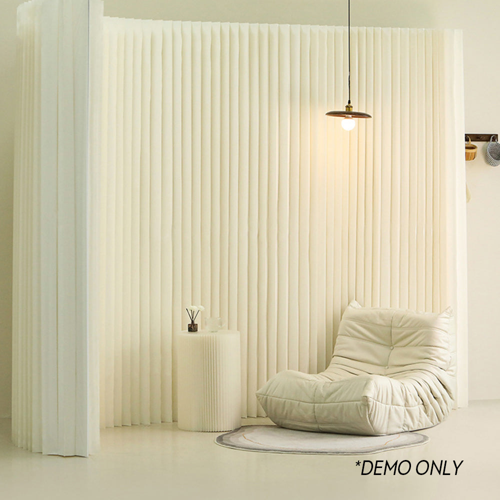 LIVARA 200/ 400cm Length Minimalist Style Room Divider - White