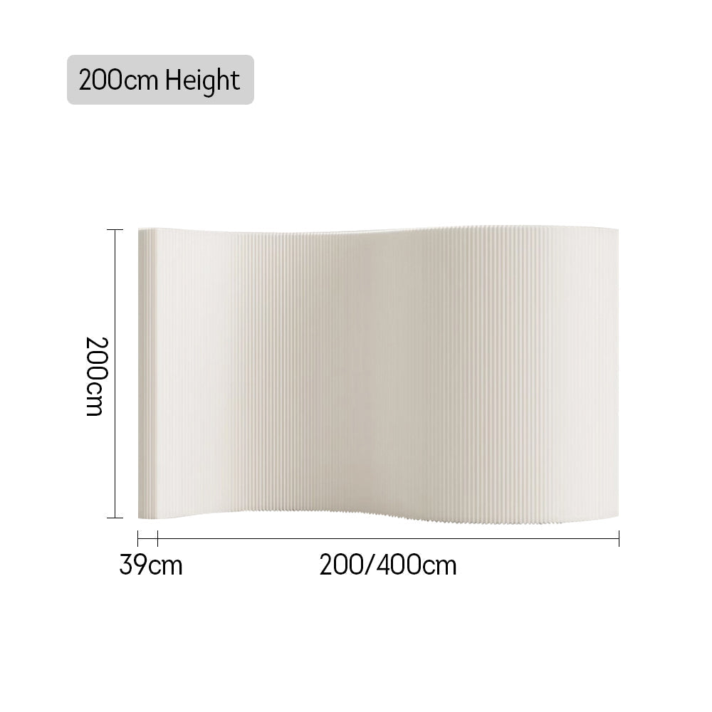 LIVARA 200/ 400cm Length Minimalist Style Room Divider - White