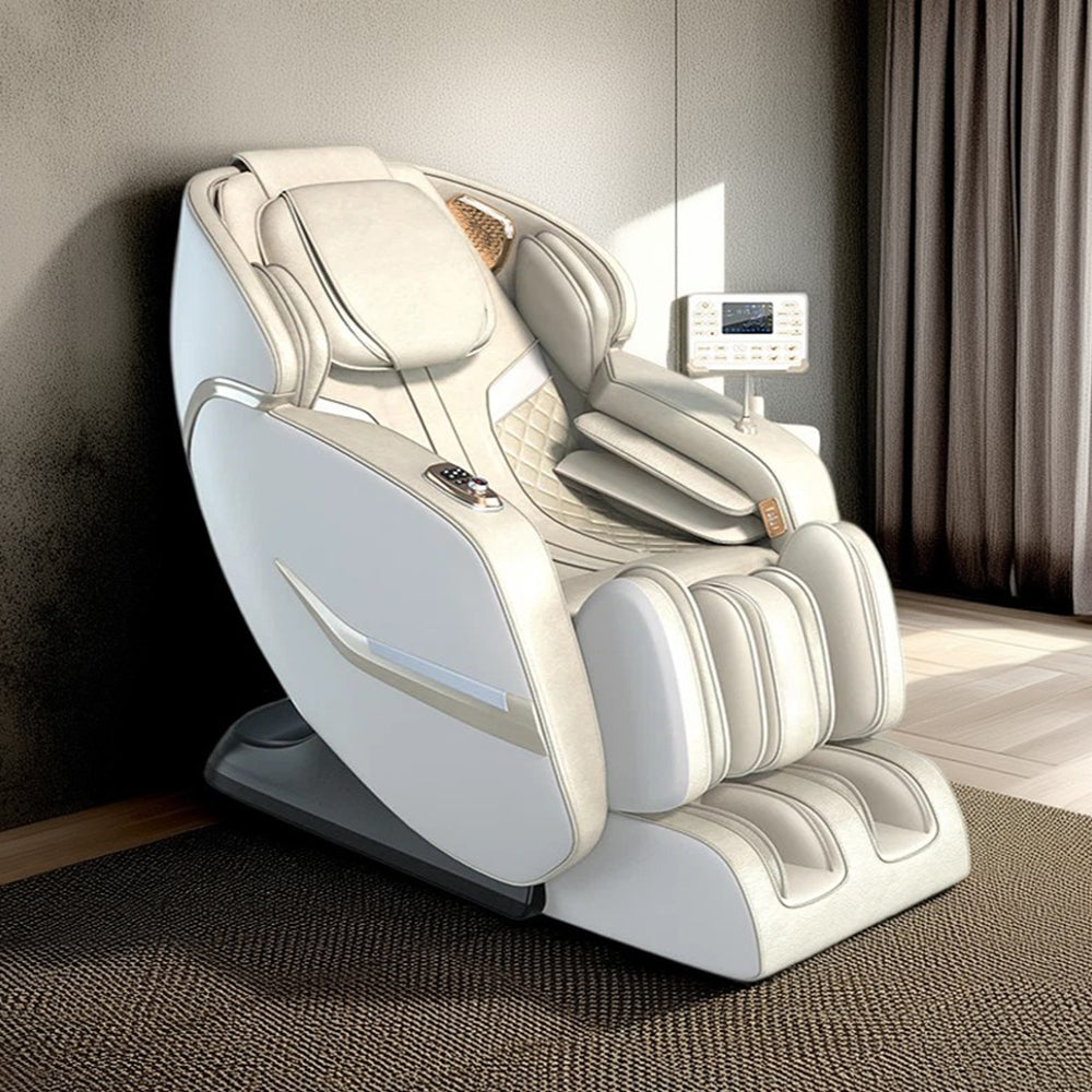 RELAXA MCZ1 Electric Massage Chair with Zero Gravity Recline - White