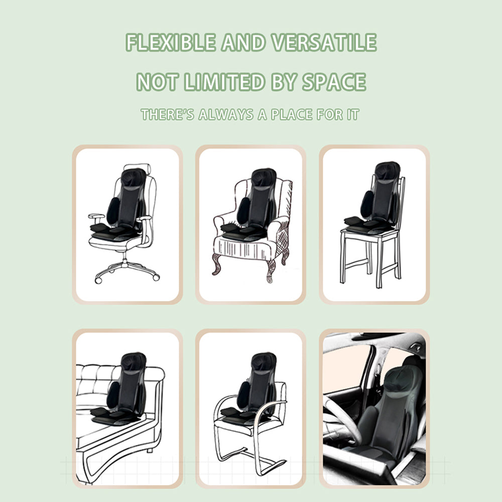 RELAXA 628J 3D Mechanical Airbag Massage Pad Compression for Home/Office