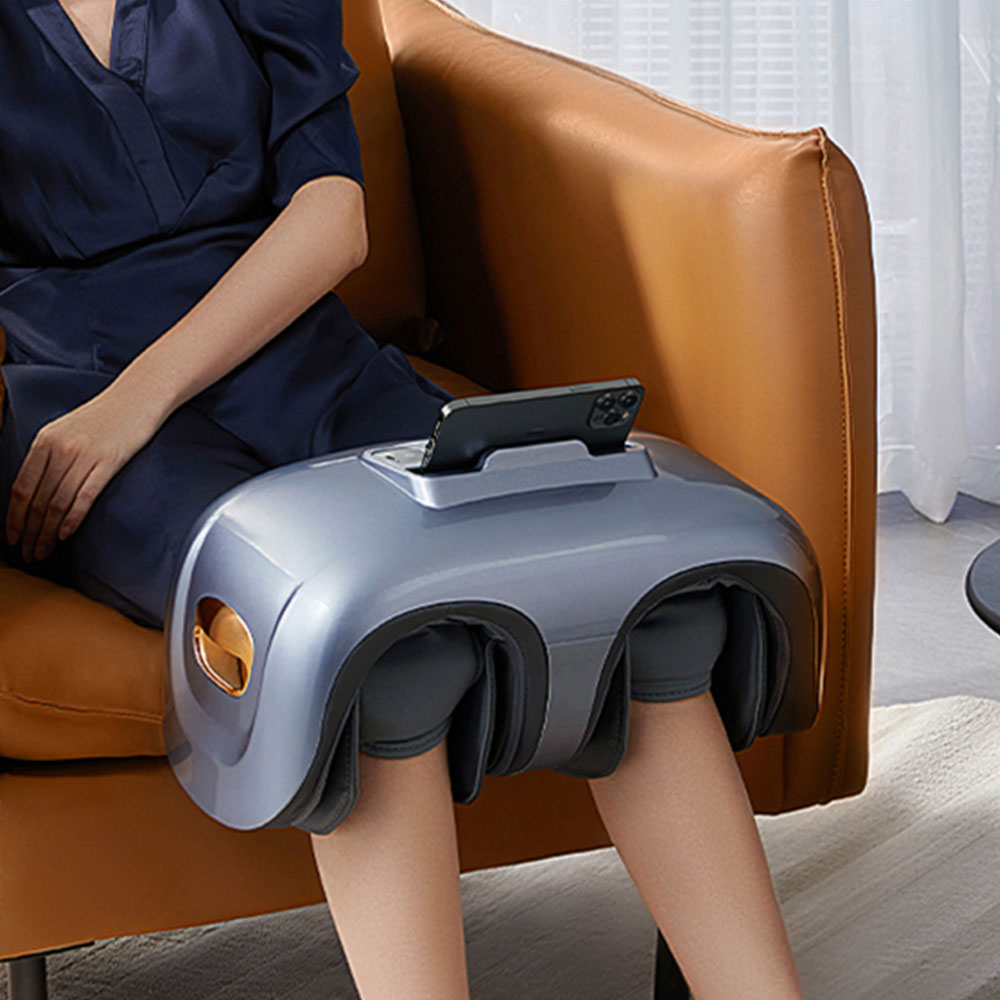 RELAXA G65 3-Level Vibration Massage  Knee Massage Device - Blue/White/Pink