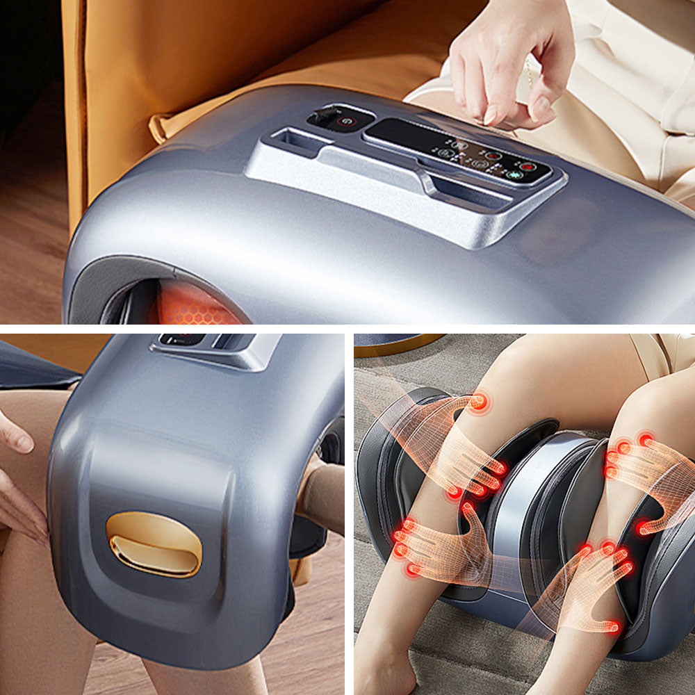 RELAXA G65 3-Level Vibration Massage  Knee Massage Device - Blue/White/Pink