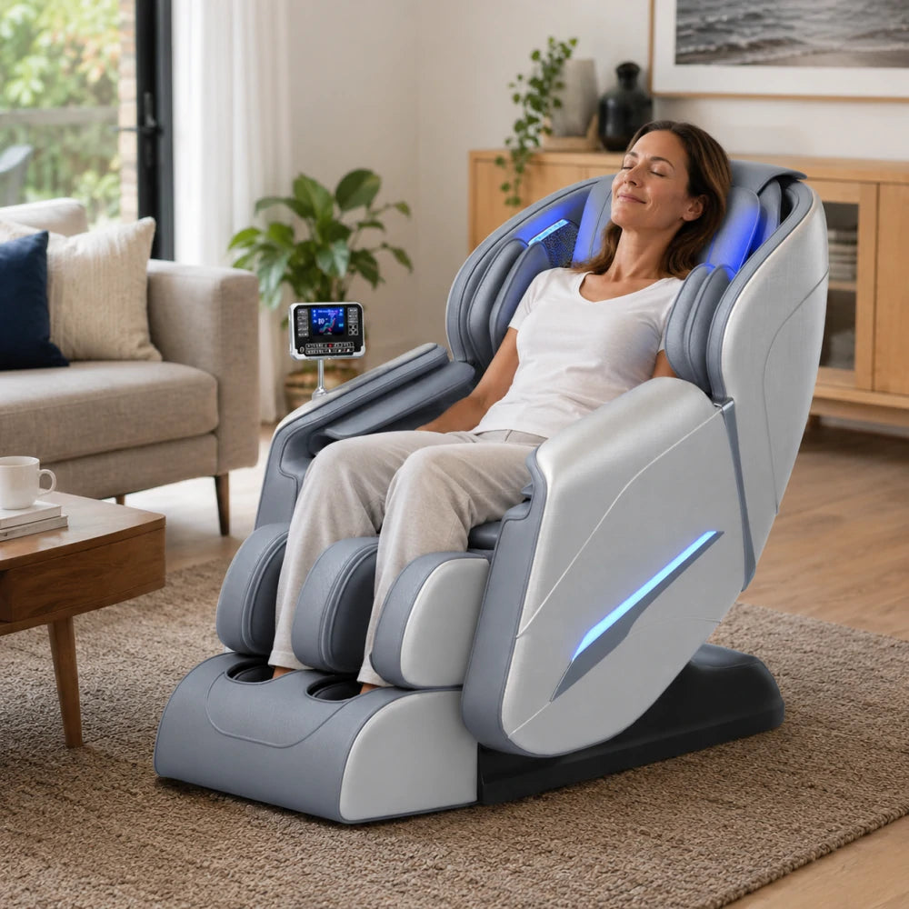 RELAXA L25 SL Track Electric Massage Chair with Zero Gravity - Grey