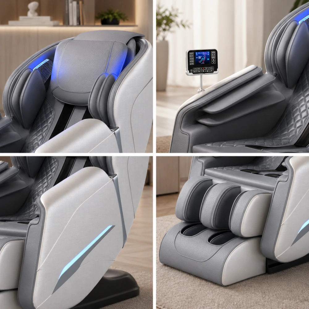 RELAXA L25 SL Track Electric Massage Chair with Zero Gravity - Grey