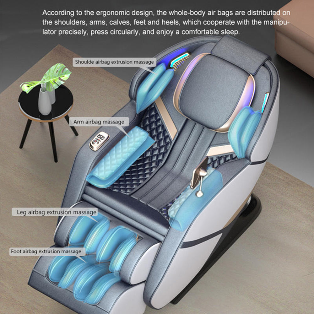 RELAXA L26 SL Track Electric Massage Chair with Zero Gravity - Gray