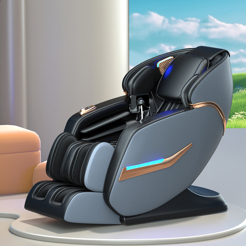 RELAXA L26MAX SL Guide Rail Electric Massage Chair with Zero Gravity Recline - Black