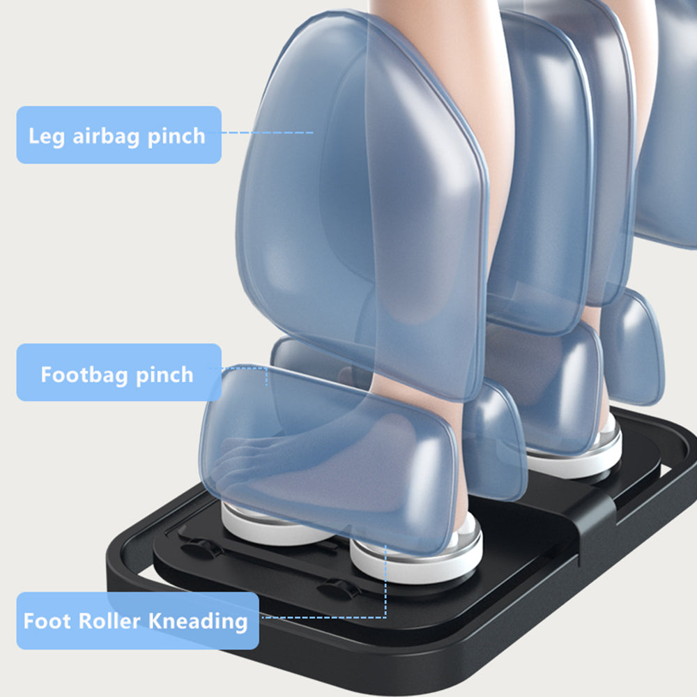 RELAXA L26MAX SL Guide Rail Electric Massage Chair with Zero Gravity Recline - Black