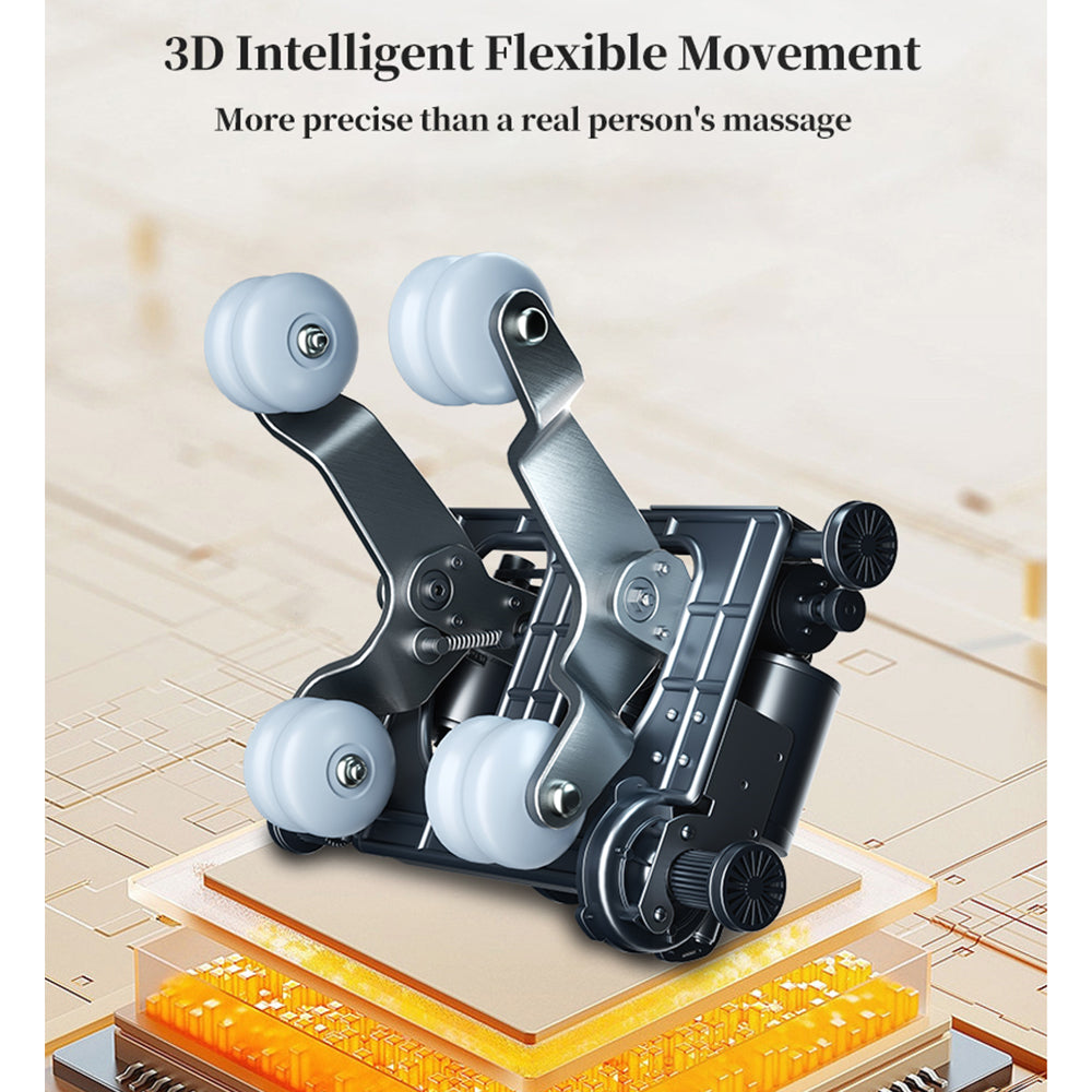 RELAXA L26MAX SL Guide Rail Electric Massage Chair with Zero Gravity Recline - Black