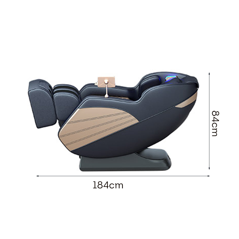 RELAXA- L27 SL Track Electric Massage Chair with Zero Gravity - Blue