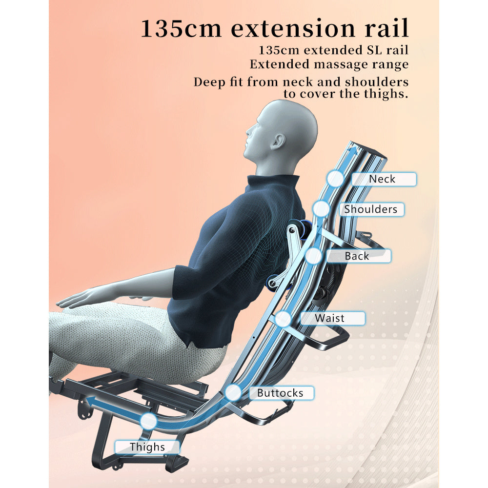 RELAXA L50 130cm SL Track Electric Massage Chair with Zero Gravity