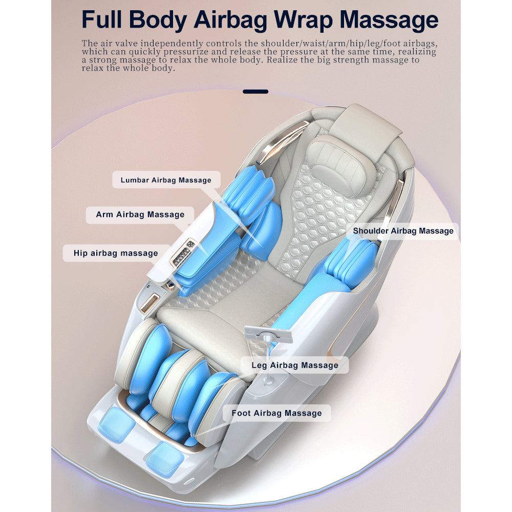 RELAXA L50 130cm SL Track Electric Massage Chair with Zero Gravity