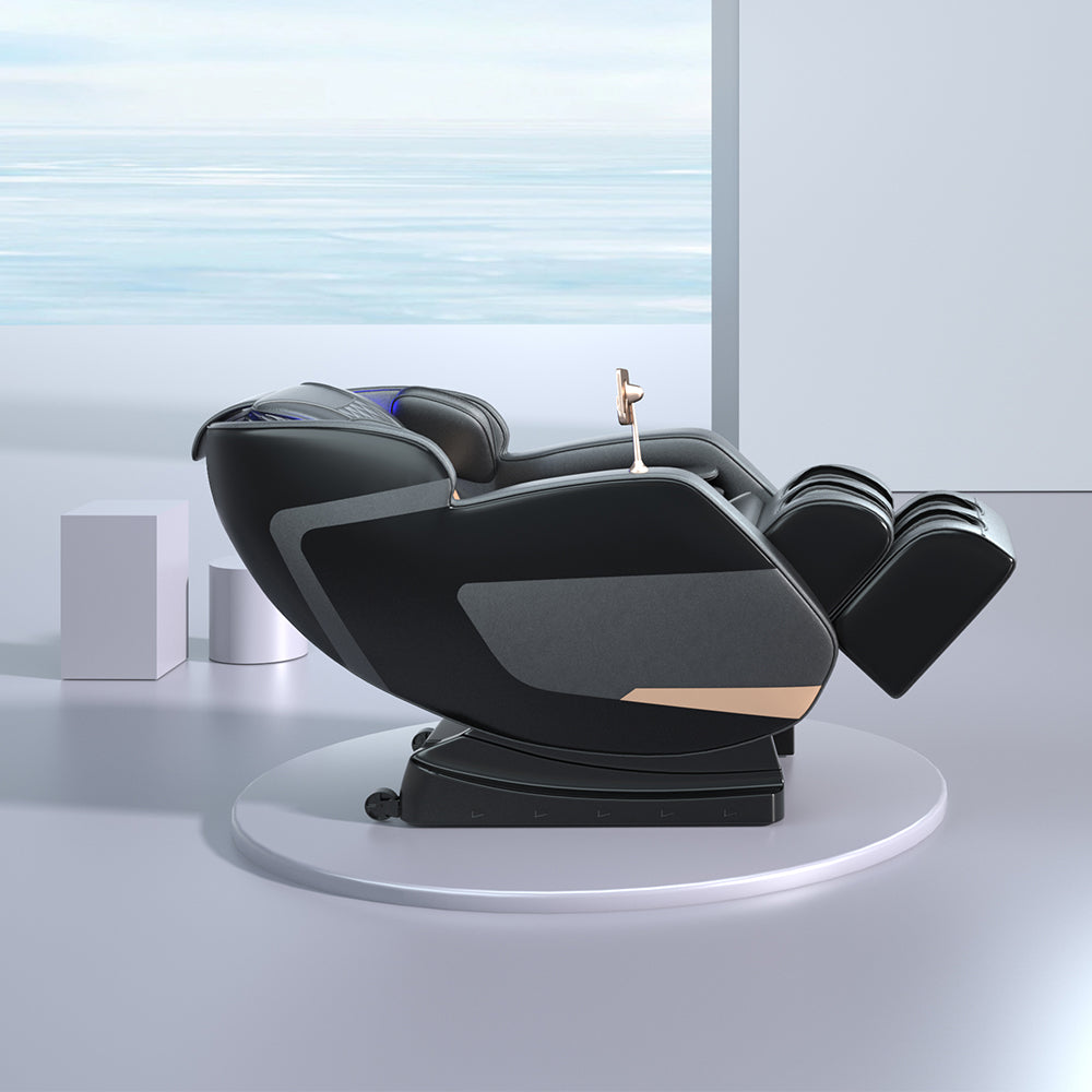 RELAXA S9C Electric Massage Chair with Zero Gravity Recline - Black