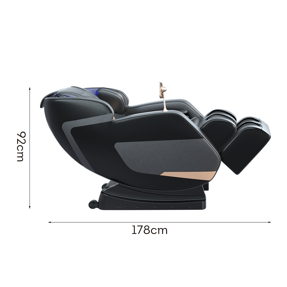RELAXA S9C Electric Massage Chair with Zero Gravity Recline - Black