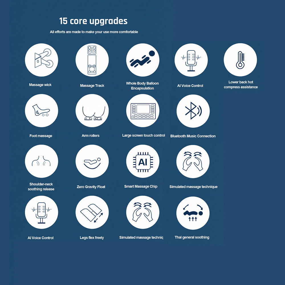 RELAXA V10 SL Track Electric Massage Chair with Zero Gravity - Gray