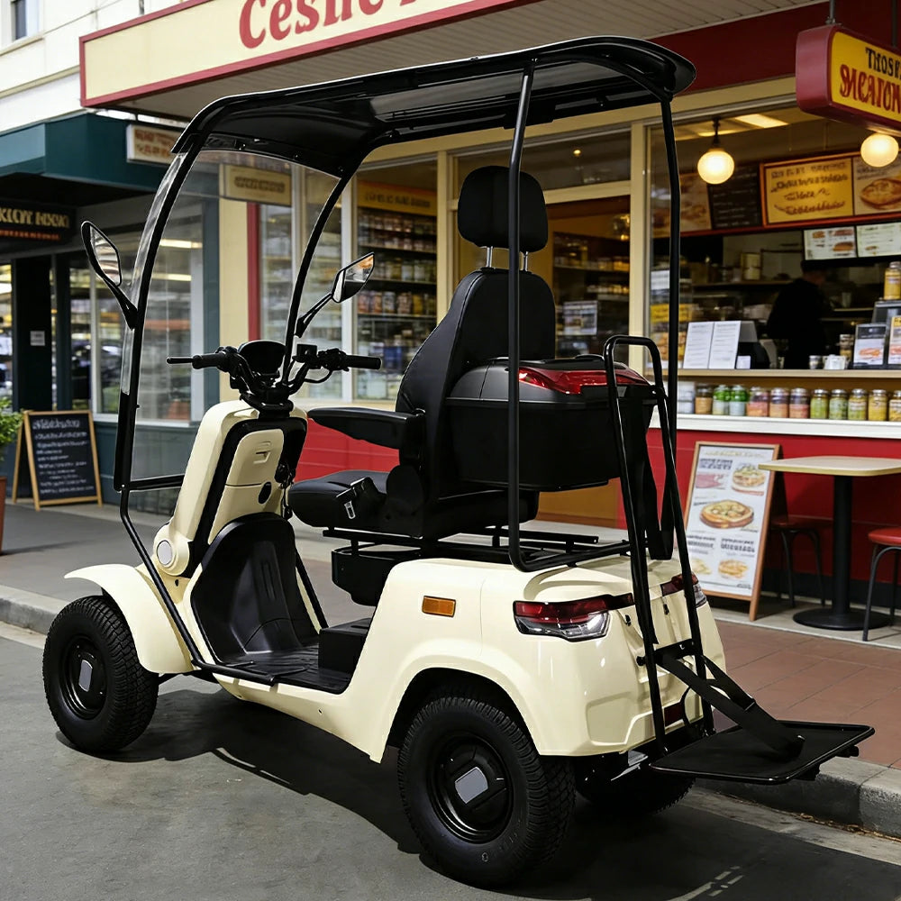 Golf Bag Holder Only! ROLLUX E4 Rear Carrier Rack - Adjustable Support Frame Lightweight & Easy Use