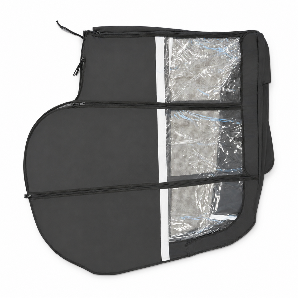 Cover Only! ROLLUX E4 Protective Weather Canopy - PVC Rainproof Wind Shield Easy Install - Black