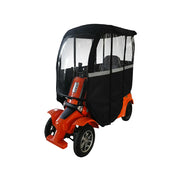 Cover Only! ROLLUX E4 Protective Weather Canopy - PVC Rainproof Wind Shield Easy Install - Black