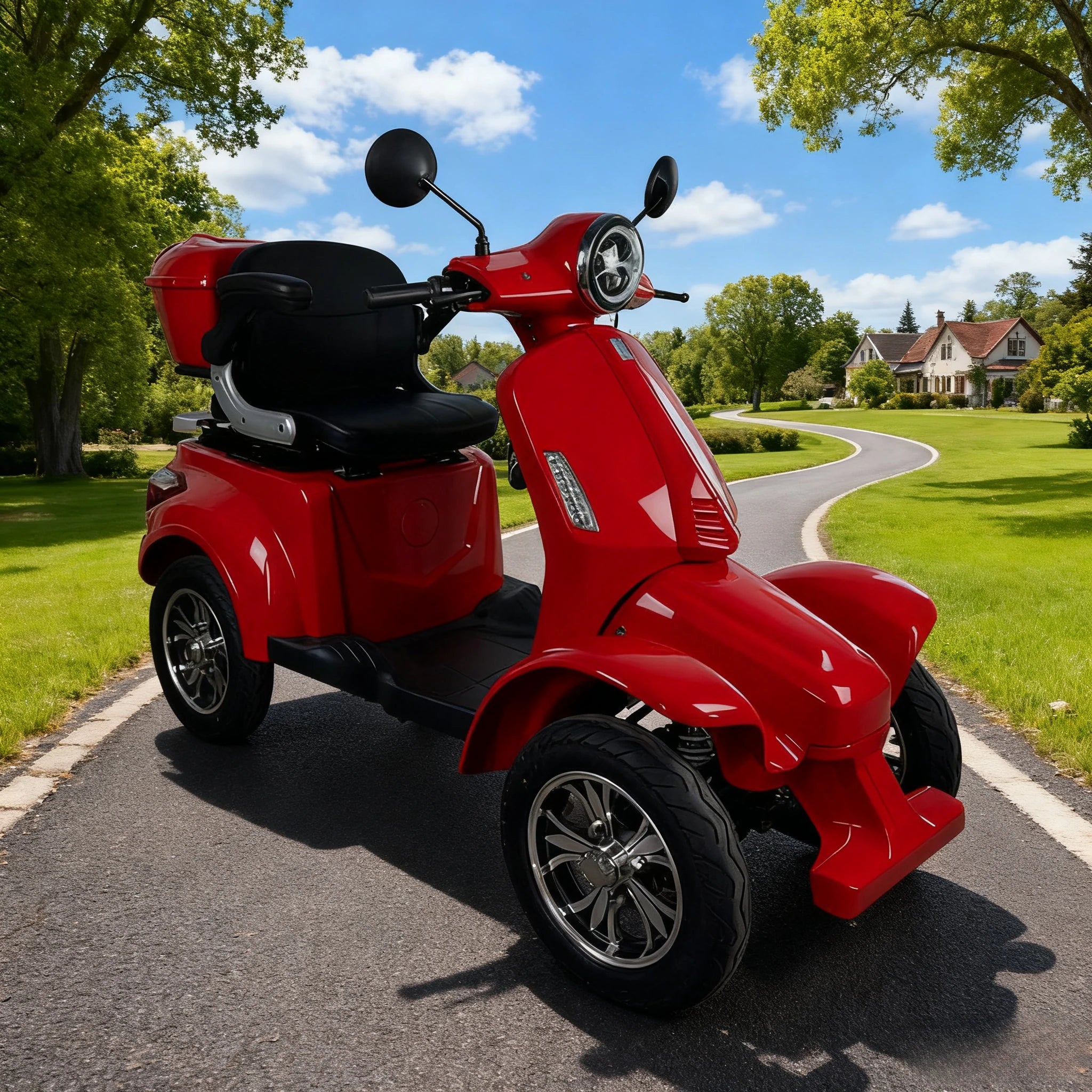 ROLLUX F2 1000W 4 Wheels Mobility Scooter 300KG Weight Capacity