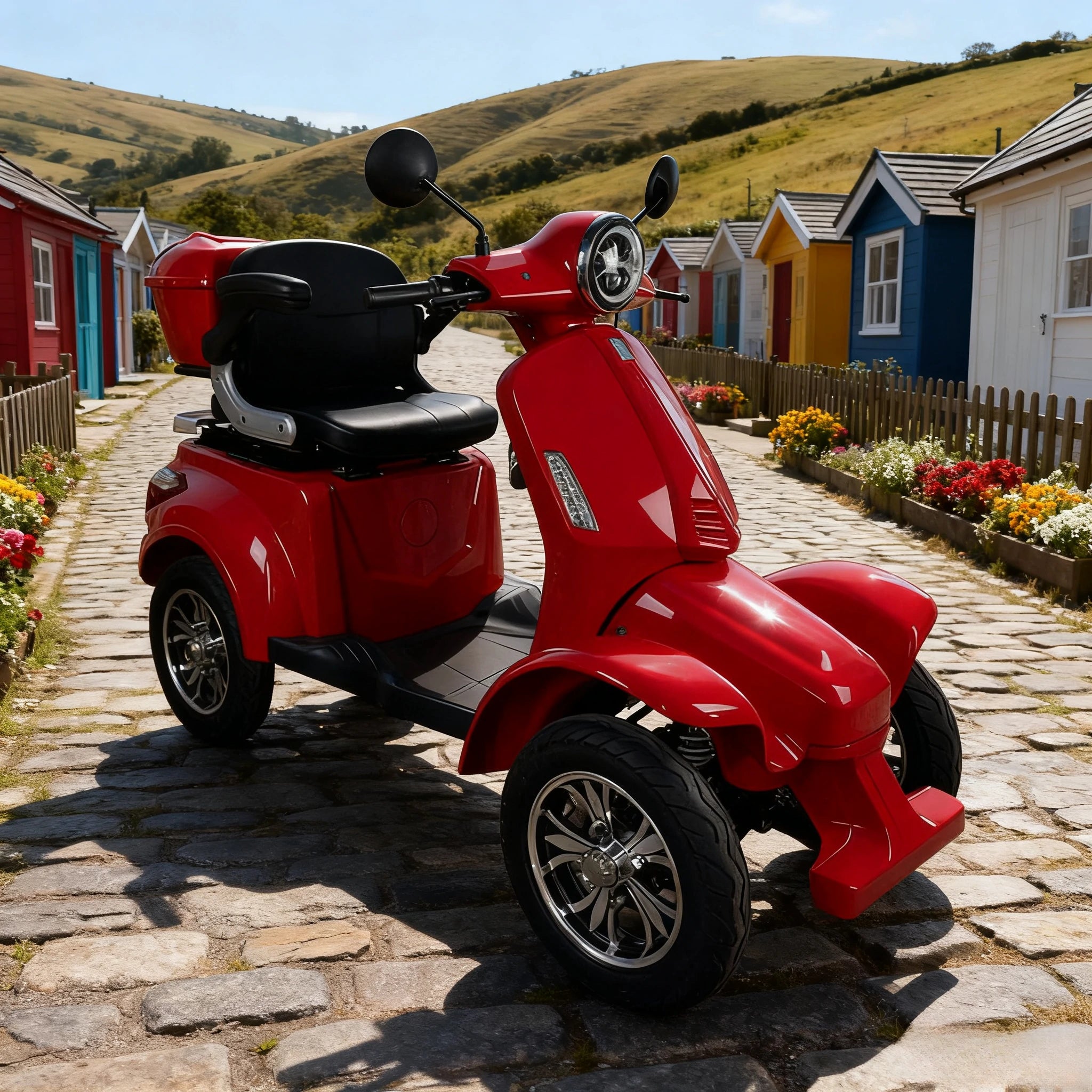 ROLLUX F2 1000W 4 Wheels Mobility Scooter 300KG Weight Capacity